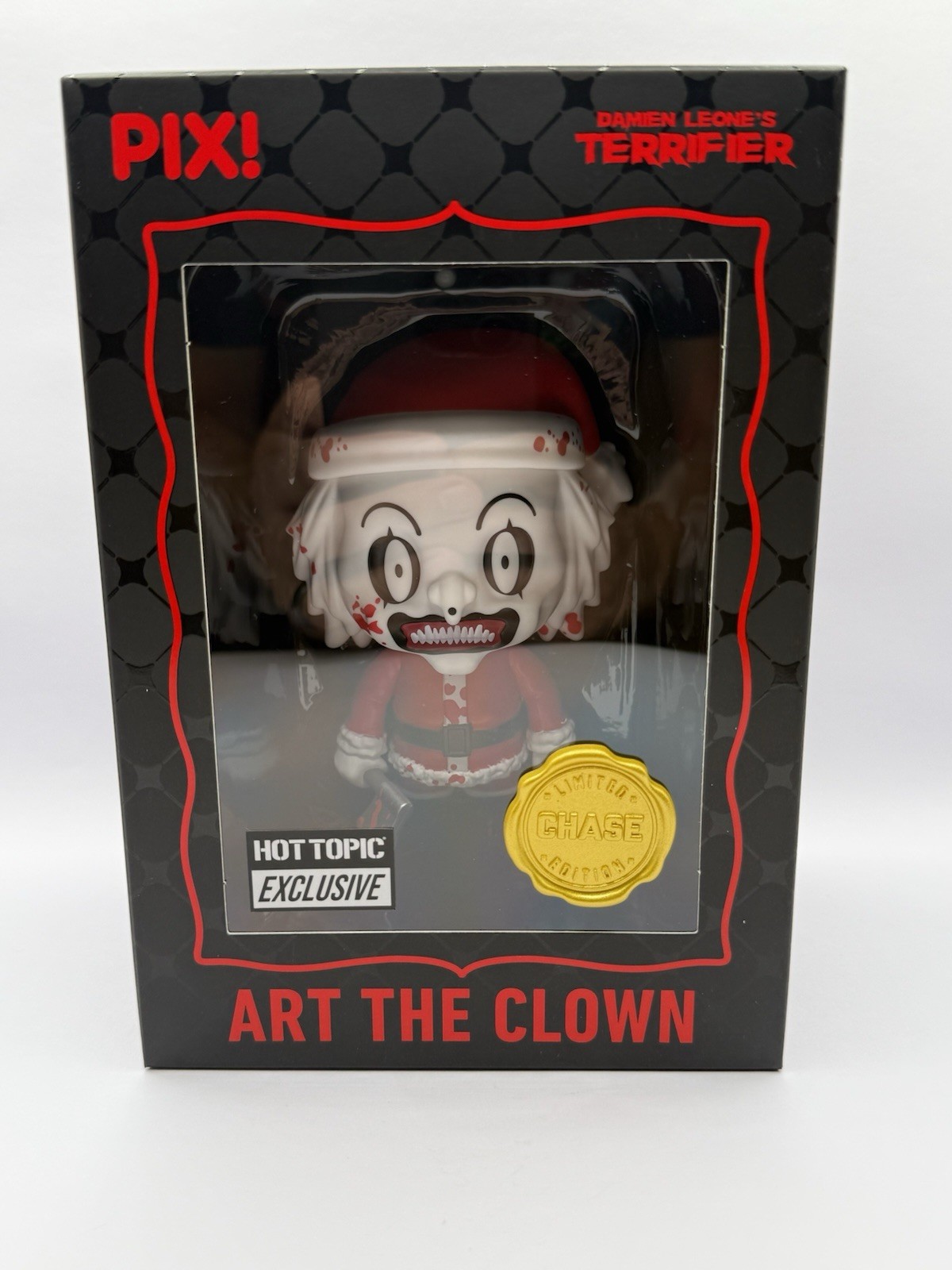 Thrilljoy PIX Art the Clown Terrifier Santa Christmas Hot Topic Exclusive Chase