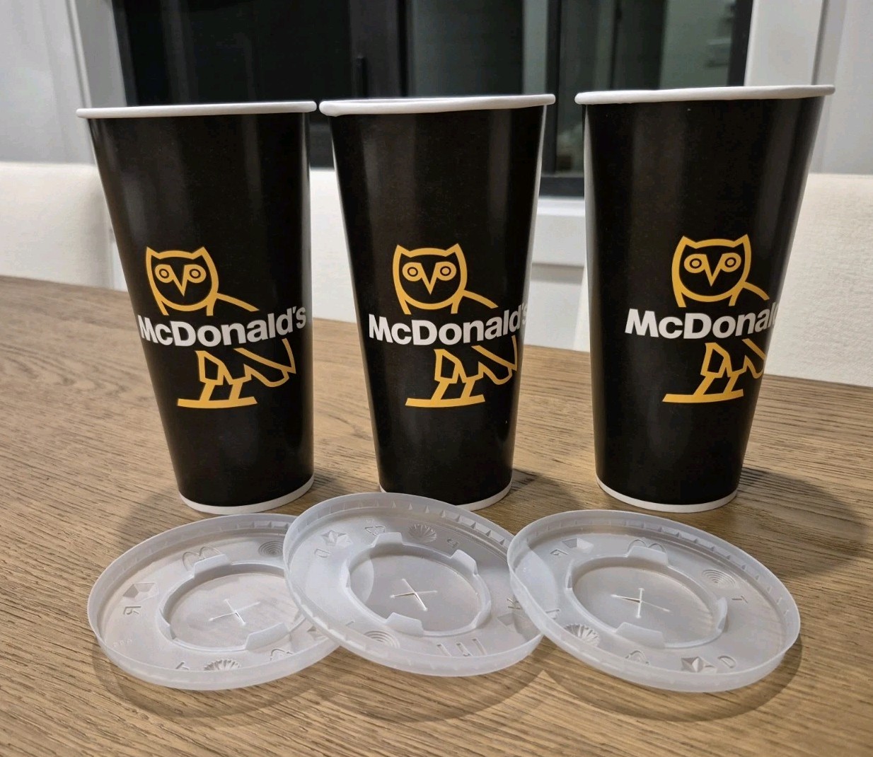 LOT (X3) OVO Cup x McDonalds Limited Edition Drake Meal After Hours Canada 2026