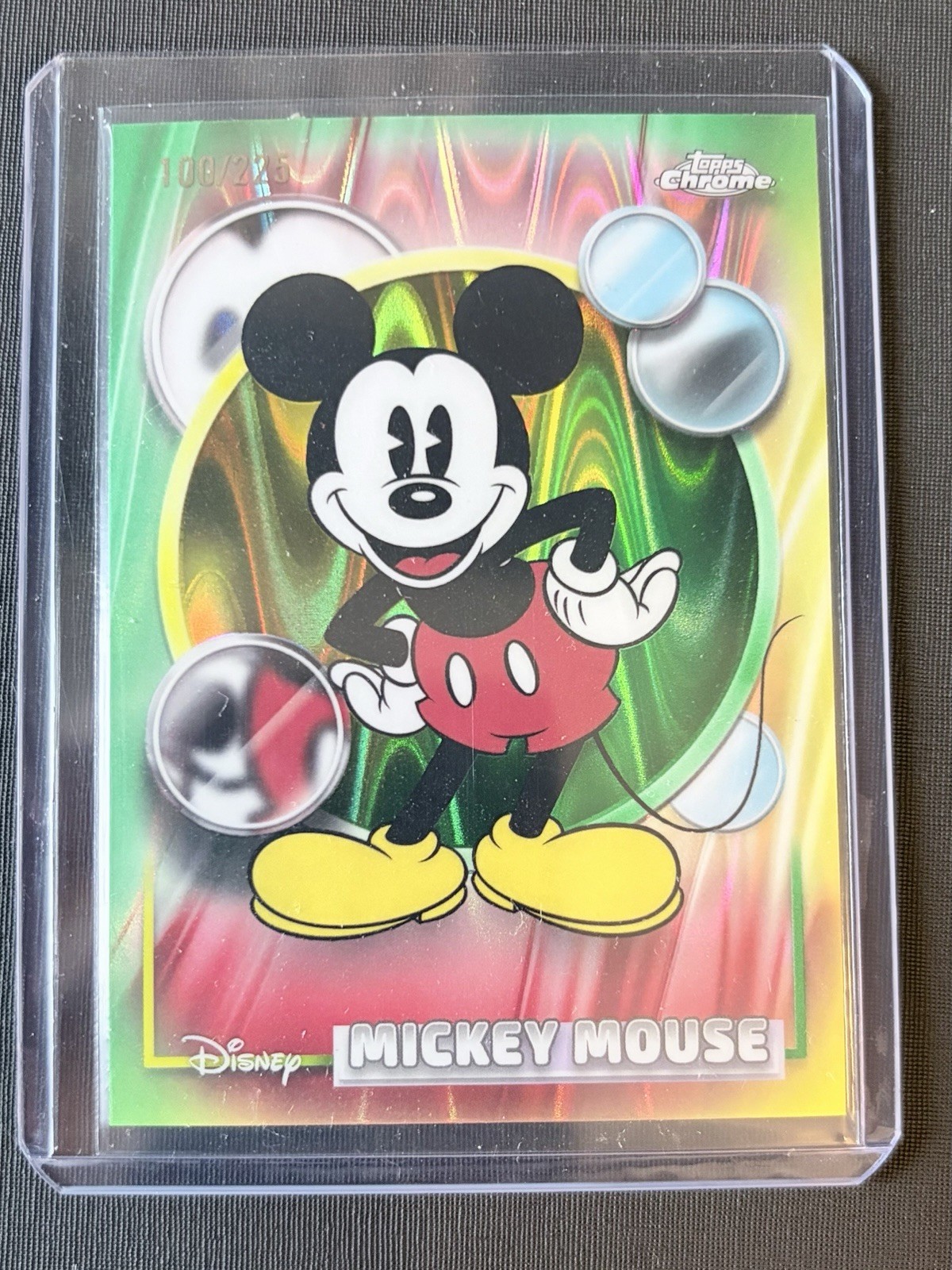 Topps Chrome Disney 2026 Mickey Mouse Card #50 Serial Numbered 100/225