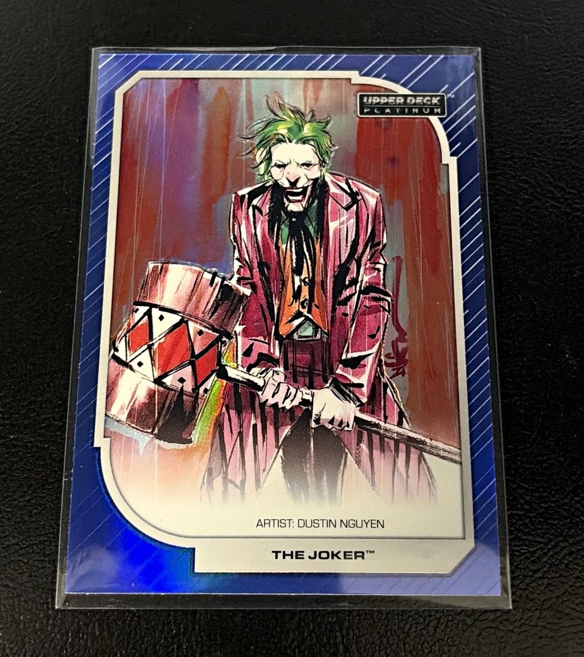 Upper Deck 2026 Upper Deck Platinum DC Blue Rainbow The Joker #88 Dustin Nguyen