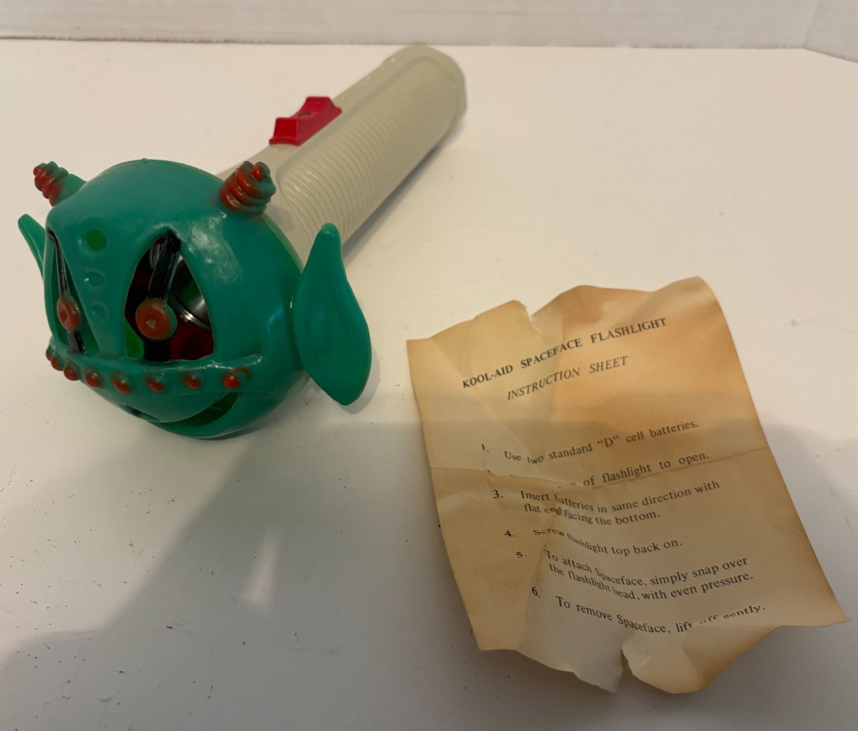 Kool-Aid : SpaceFace Flashlight 1960's - RARE - Vintage  - Tested HTF Clean