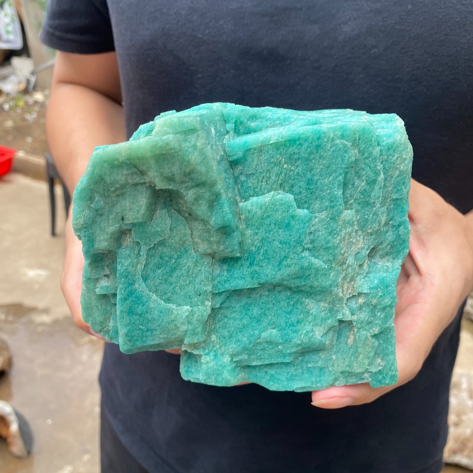 6.9lb Raw Natural amazonite Quartz Crystal Rough gemstone Mineral Healing