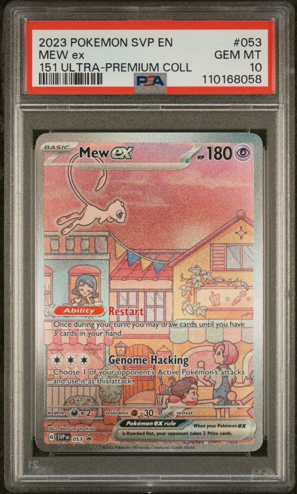 Pokémon 2023 Mew ex SVP EN 053 Promo Holo Scarlet & Violet Promos PSA 10