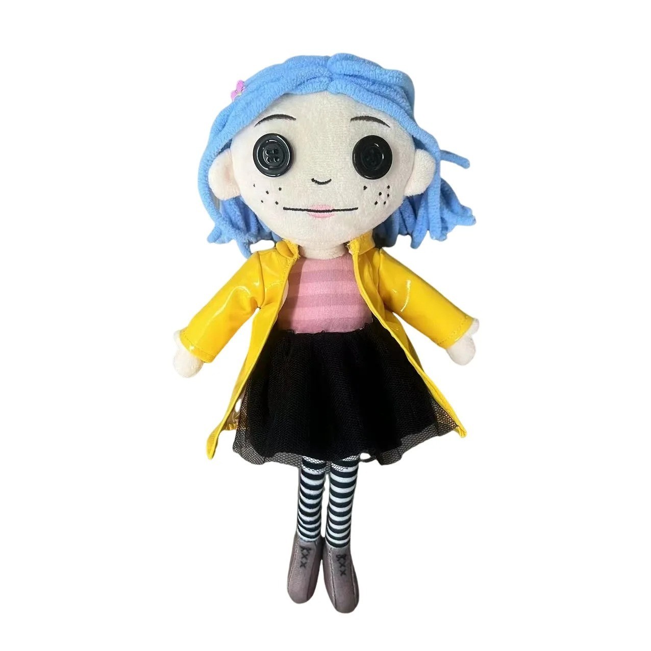 28cm Coraline Plush Stuff Cartoon Figure Kawaii Doll Soft Pillow Ugly Kids Cute