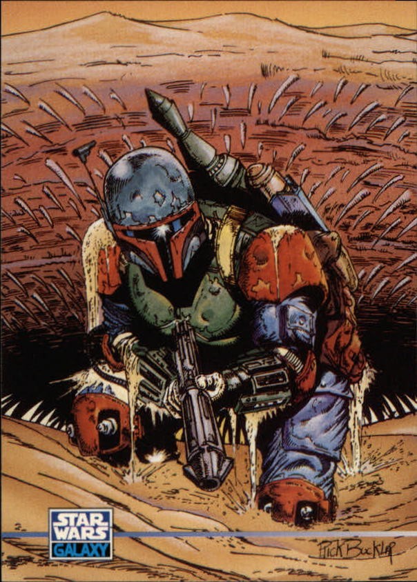 1993-95 Topps Star Wars Galaxy #347 Rick Buckler - NM-MT