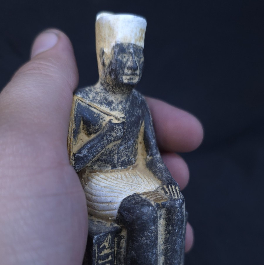 RARE Egyptian Artifacts Of Authentic Pharaonic Statue Egyptian Phataoh Khufu BC