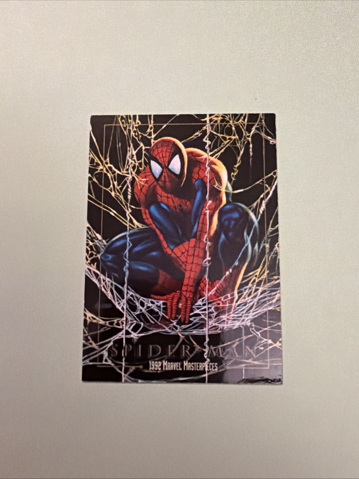 1992 Marvel Masterpieces Spider-Man rare PROMO Card, NOT Prototype 1992 Marvel Masterpieces Spider-Man rare PROMO Card, NOT Prototype