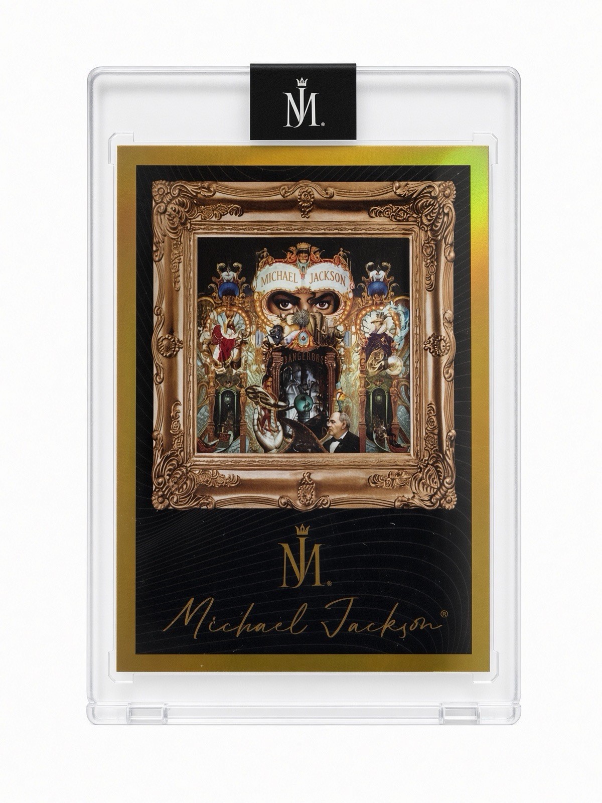Keepsake Michael Jackson Dangerous Spotlight Album Framed # 32 Gold 10/10 OMEGA