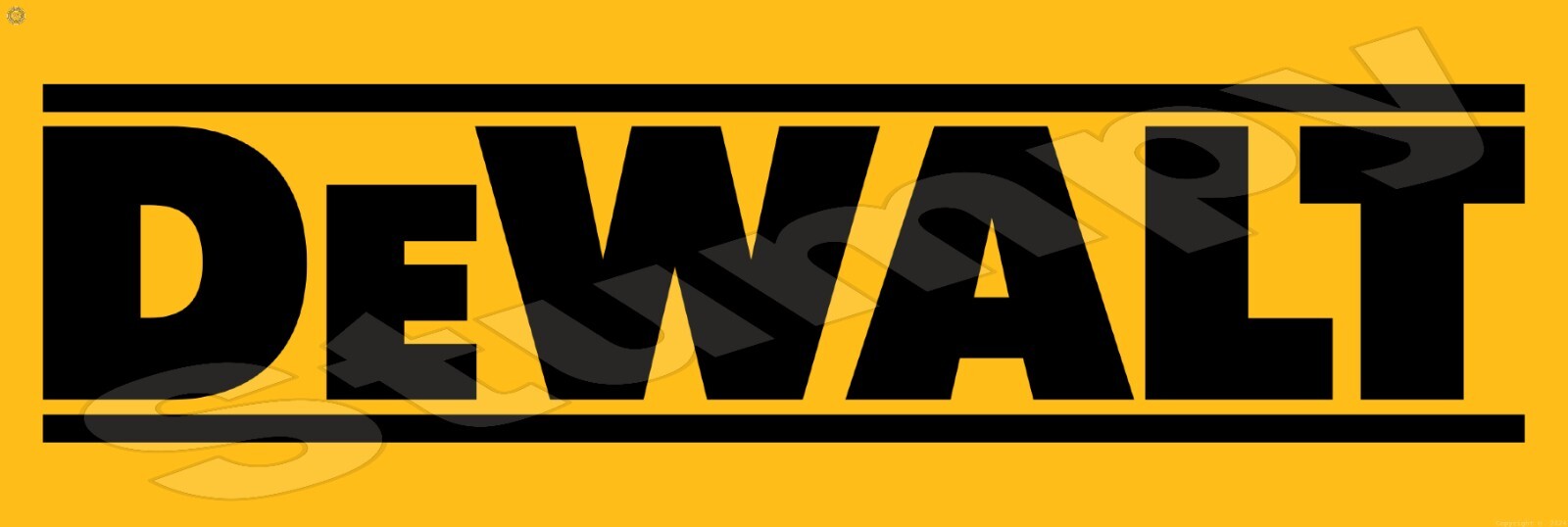 Dewalt Metal Sign 6