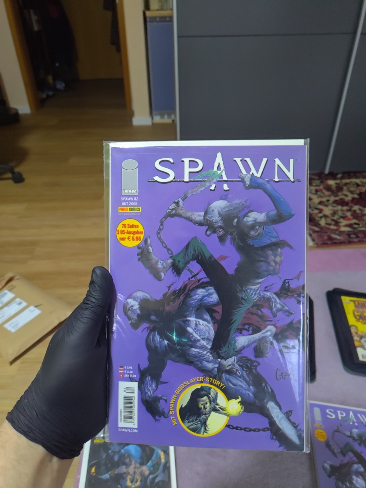 SPAWN (German) 82 TODD McFARLANE - PANINI 2008 - EXCELLENT