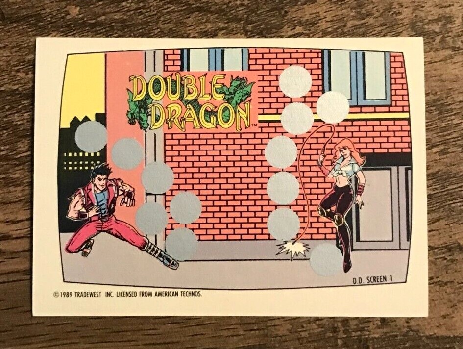 1989 Topps Nintendo GamePack Scratch Off Cards You Pick Complete Your Set Mario