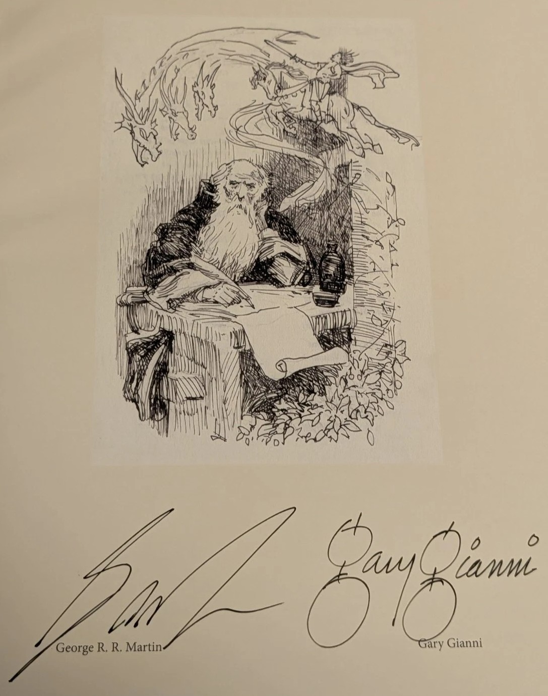 ART OF GARY GIANNI SIGNED  BY MARTIN/GIANNI SEVEN KINGDOMS 1 Of  500 SEALED NEW