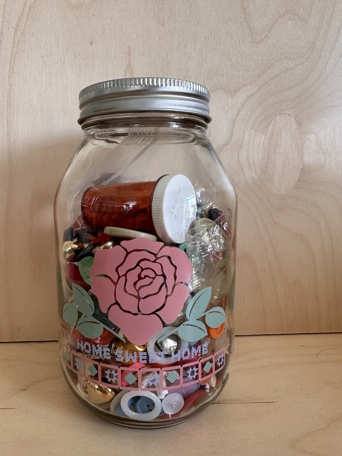 Huge Mixed Button Jar Sewing Craft Lot Vintage Modern Buttons