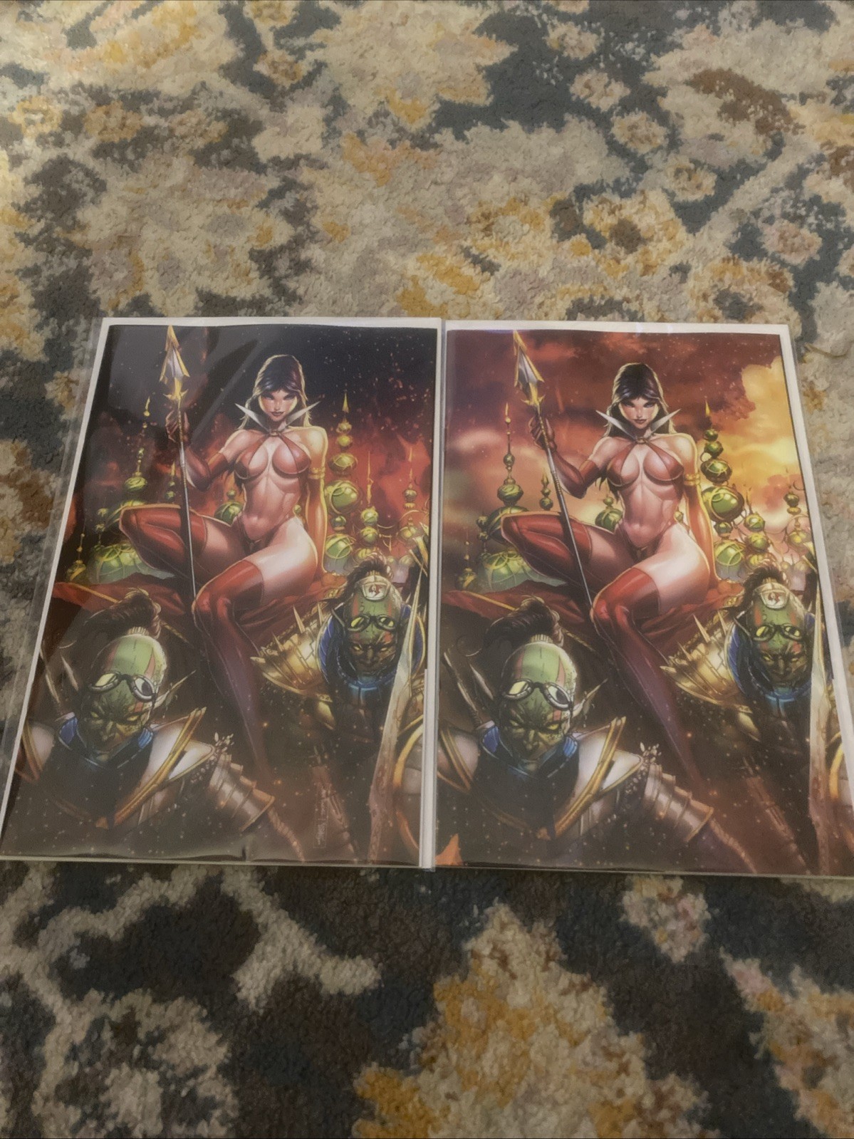 Vampirella #2 Jamie Tyndall Virgin Variant Set