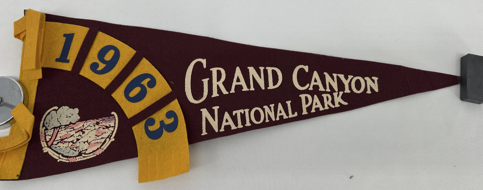 1963 Grand Canyon National Park Felt Pennant 18\