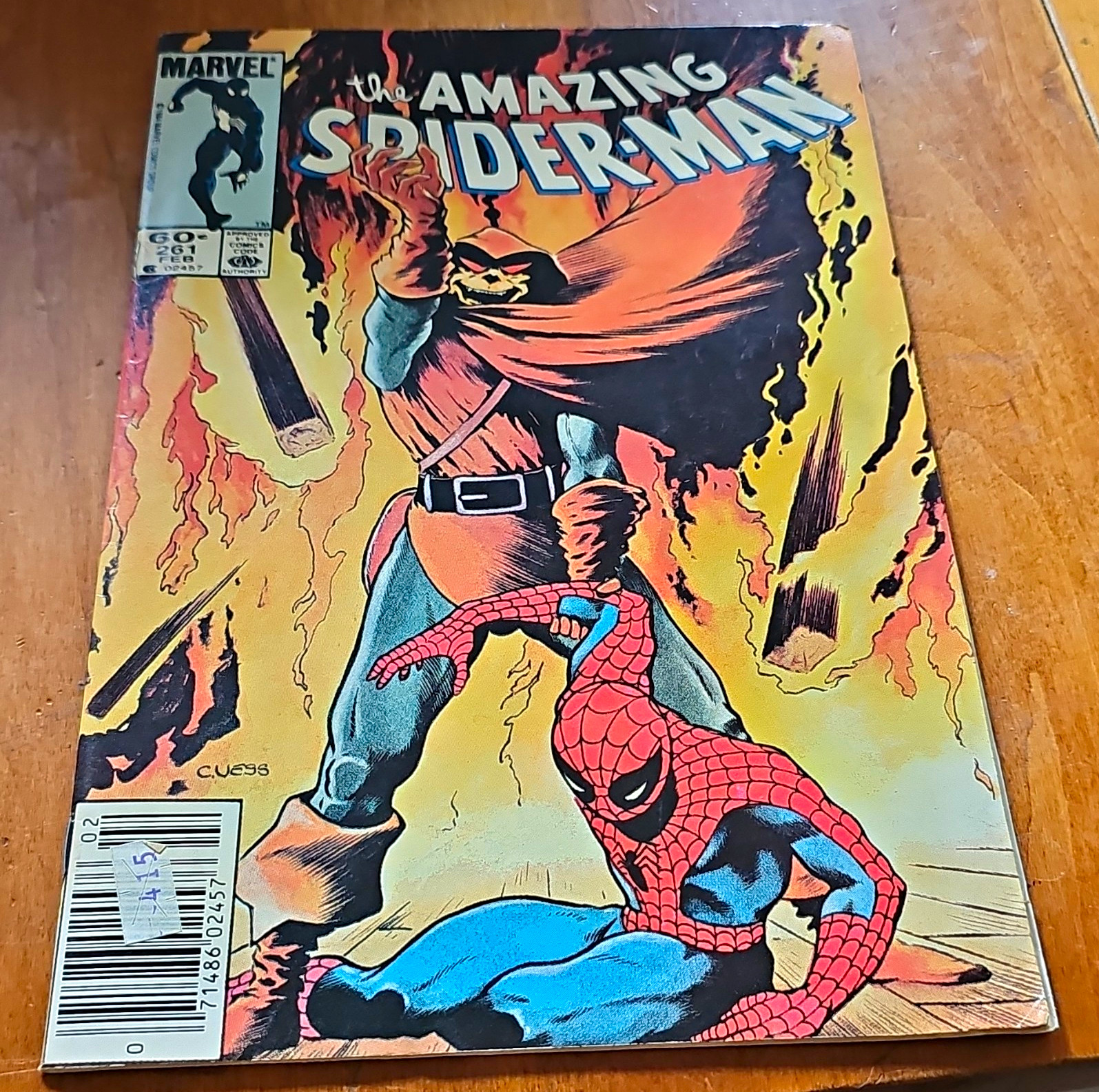 Marvel The Amazing Spider-Man #261 (1985) Spider-Man Hobgoblin Mary Jane Boarded