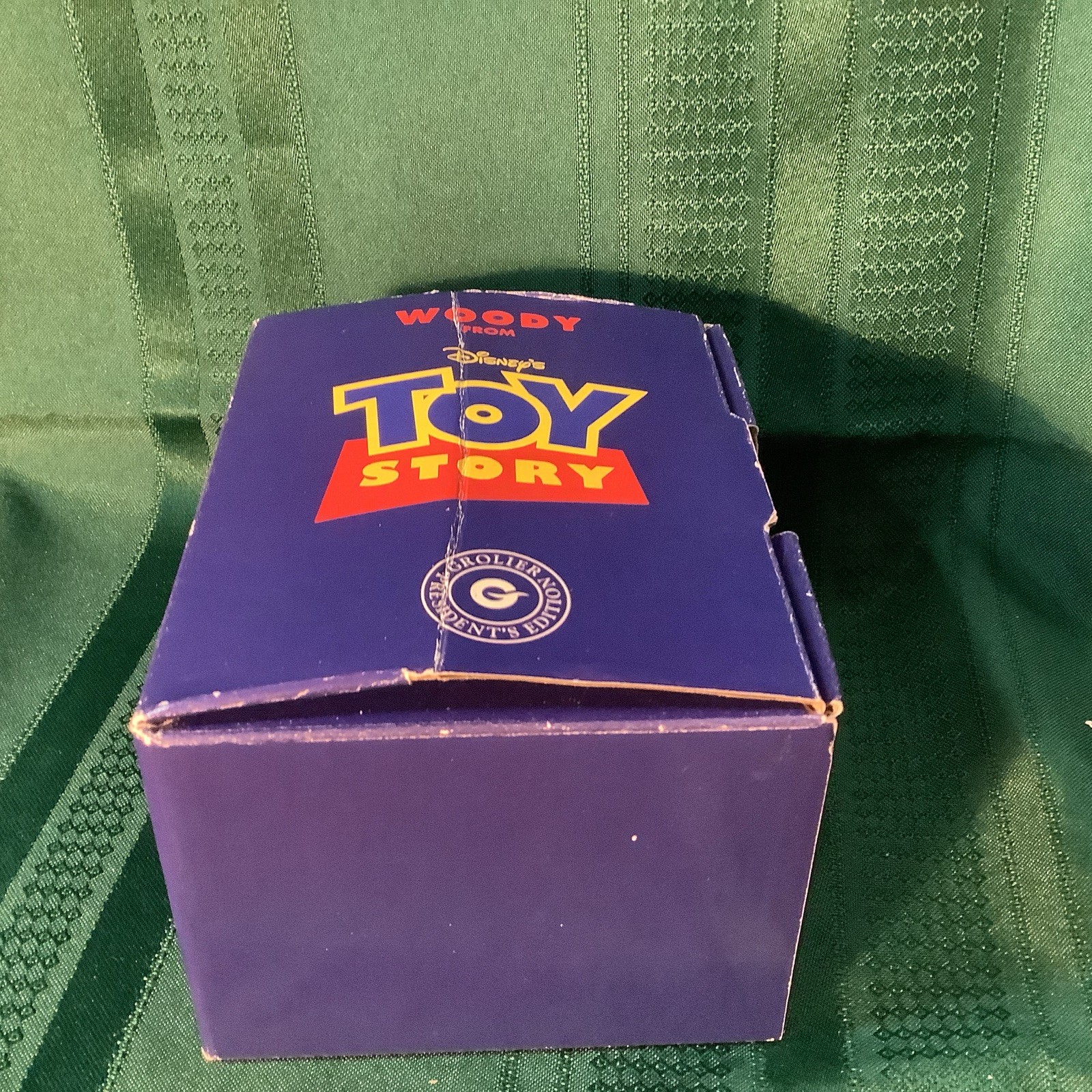 VINTAGE Grolier President\'s Edition Toy Story Woody Christmas Ornament w/ box