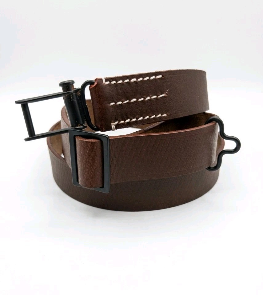 WW1 WWI German 98 Mauser Leather Brown Sling for Gewehr M98 Handmade Replica