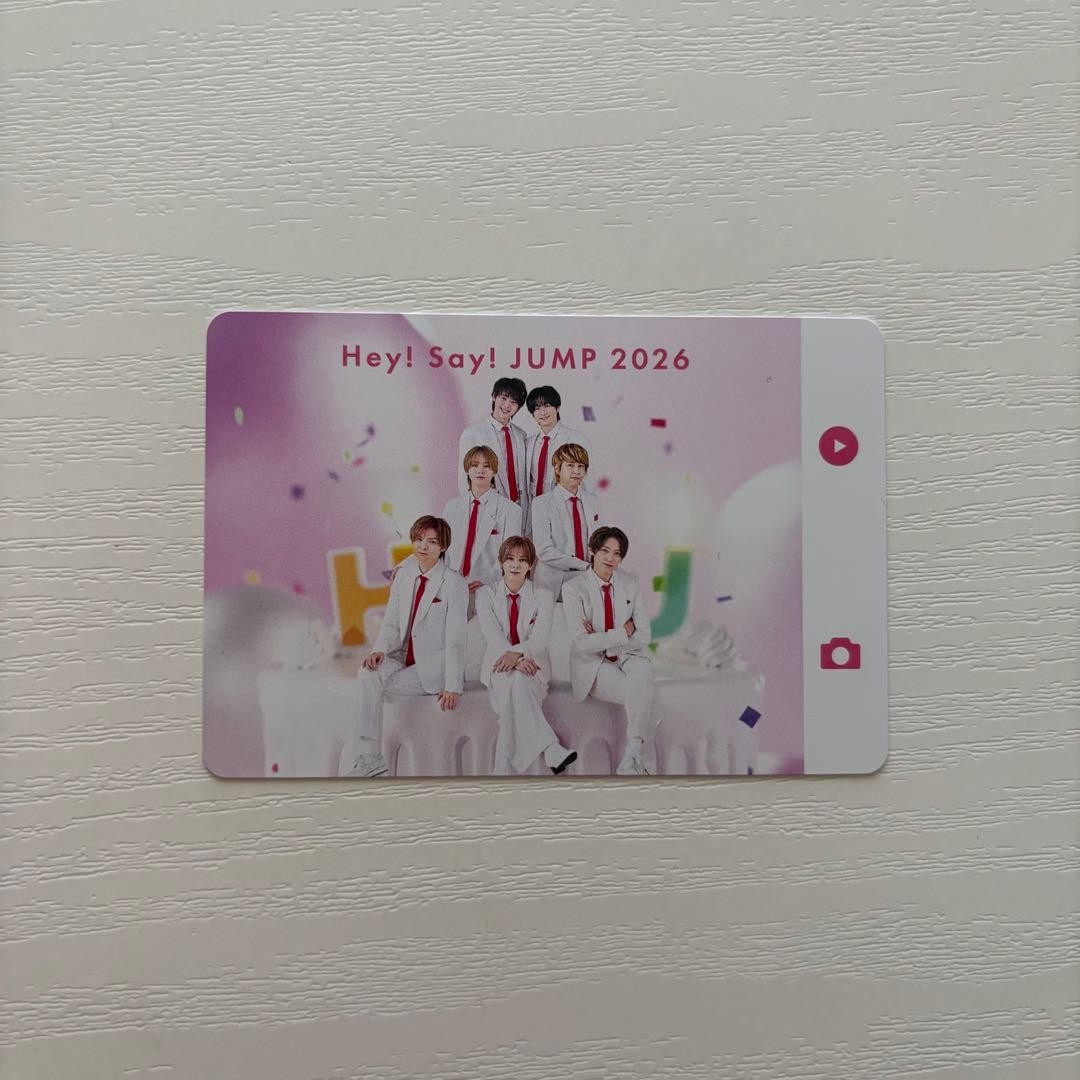 Hey Say JUMP Birthday Card 2026 FC