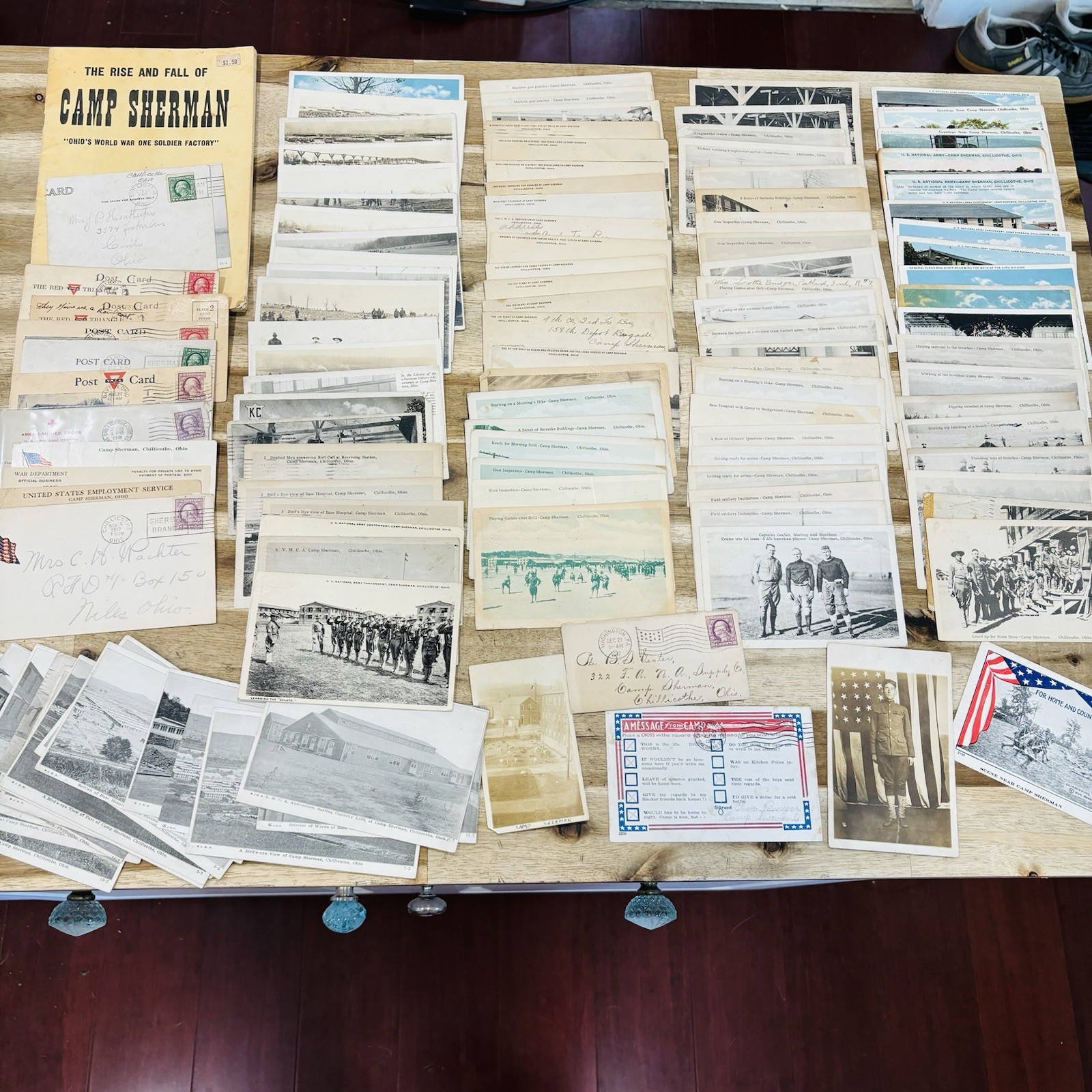 100+ Lot of Camp Sherman Postcards Ephemera Mostly Antique WWI US Army Military 100+ Lot of Camp Sherman Postcards Ephemera Mostly Antique WWI US Army Military