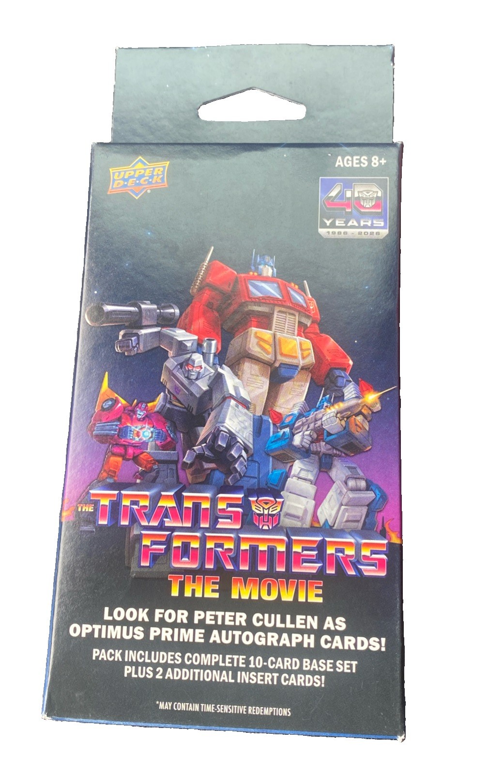2026 UpperDeck Transformers The Movie Special Edition Cards 2 Hanger Boxes lot