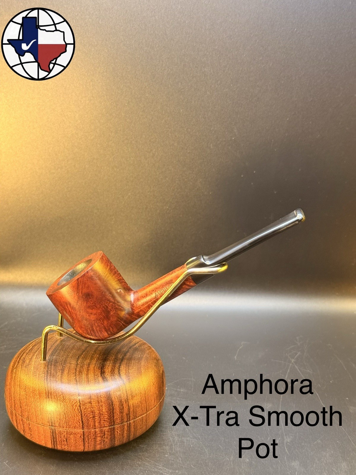 Vintage Amphora X-tra Smooth Pot Tobacco Pipe