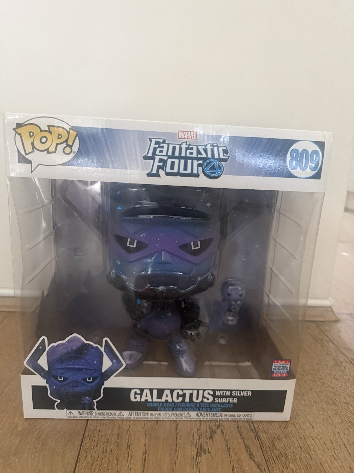 Funko Pop Marvel Fantastic Four Galactus w/Silver Surfer #809 Vinyl Figure