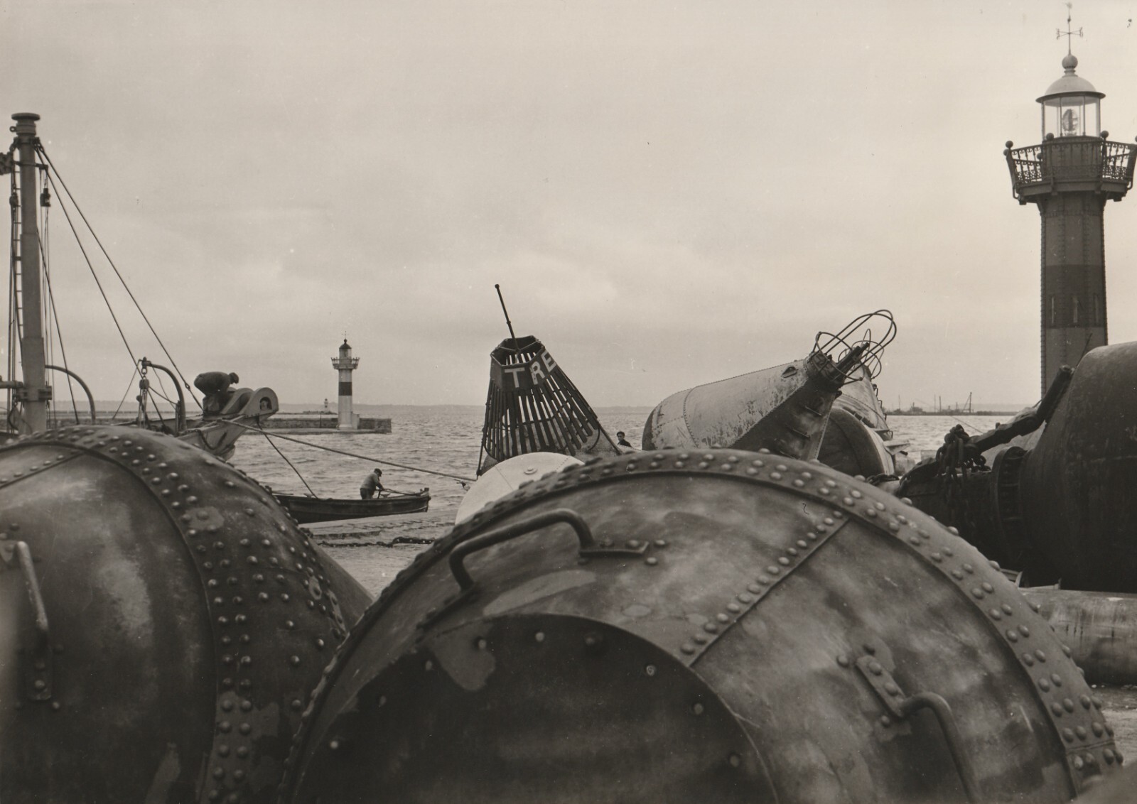 René-jacques (1908-2003) Printing Analogue, All Two Headlight Circa 1940