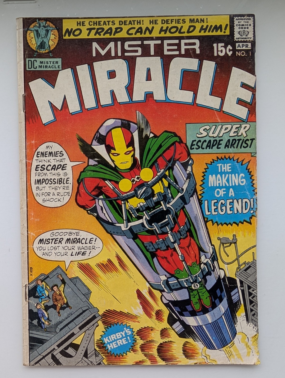 Mister Miracle 1 1st Appearance Mister Miracle Key Glossy Mid Grade DC 1971