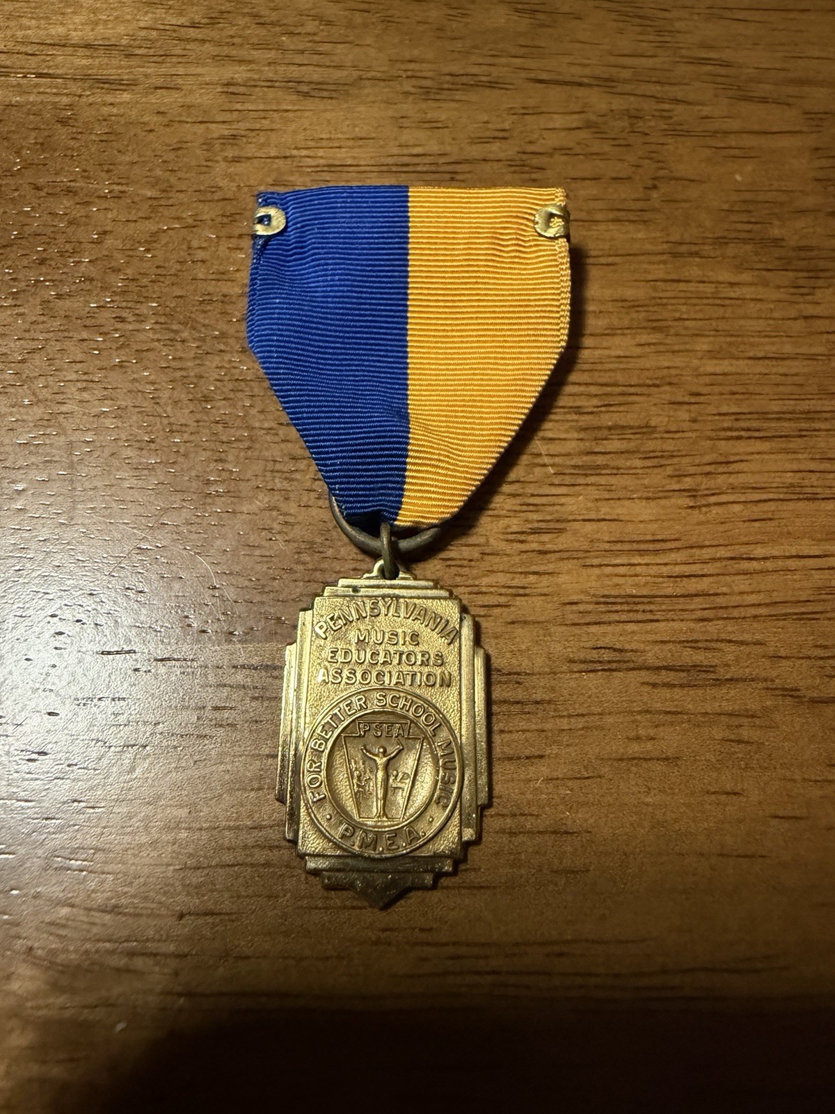 Vintage 1966 Pennsylvania Music Educators Medal Royersford High School