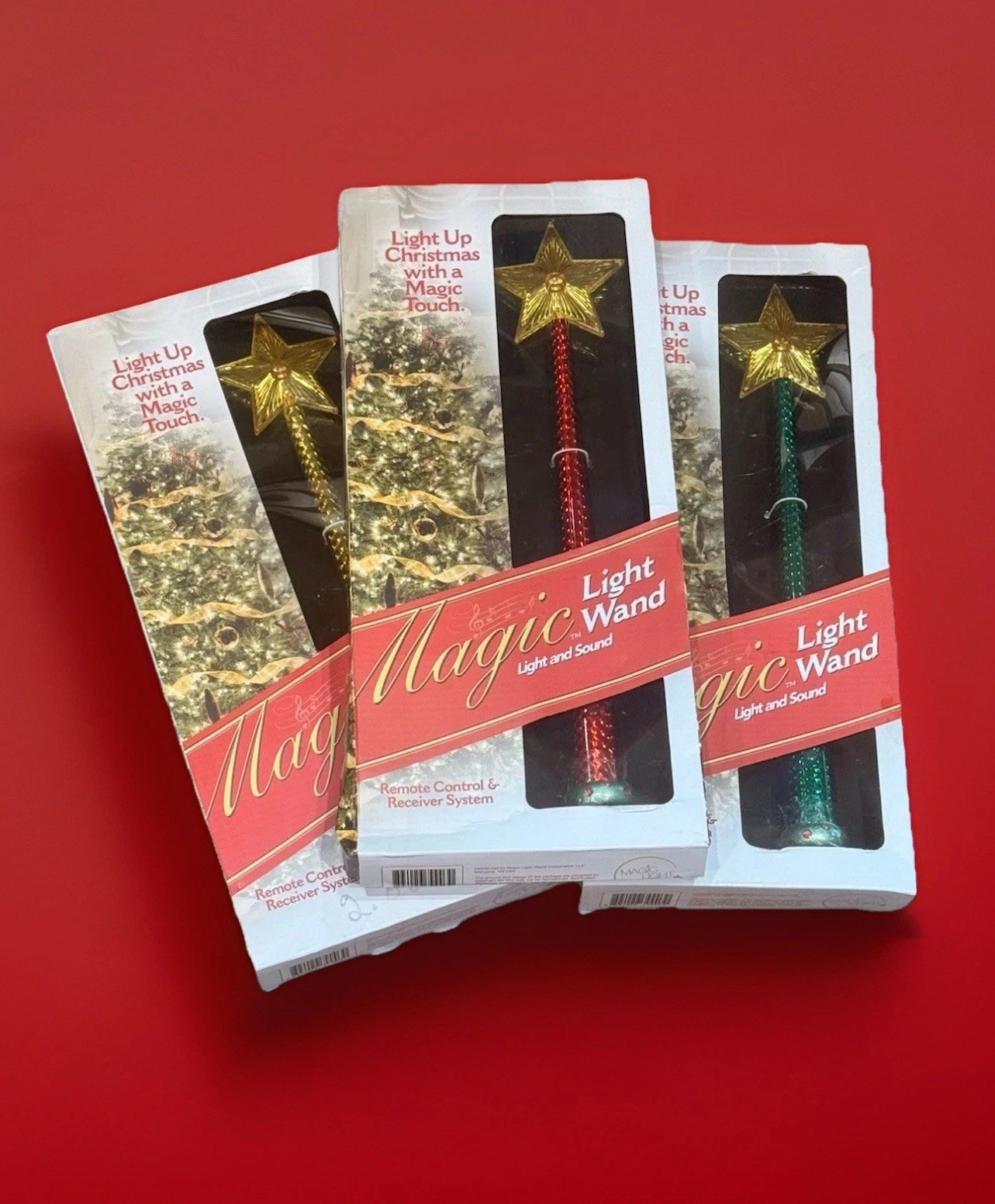 Magic Light Christmas Magic Wands Lot Receiver/Sound Tree Light Controller NEW