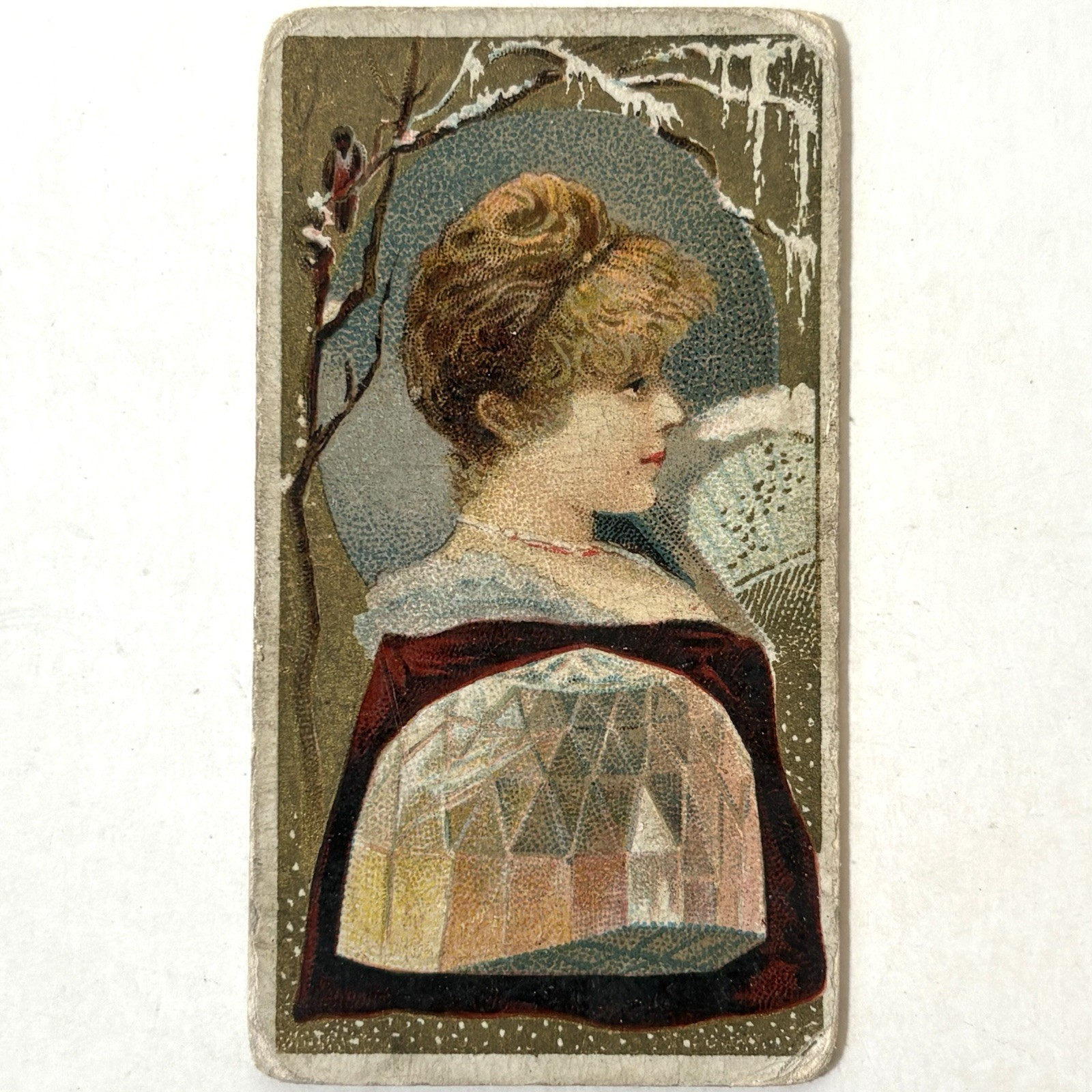 1889 N218 Kinney Cigarettes Famous Gems Of The World Orloff Diamond Trade Card
