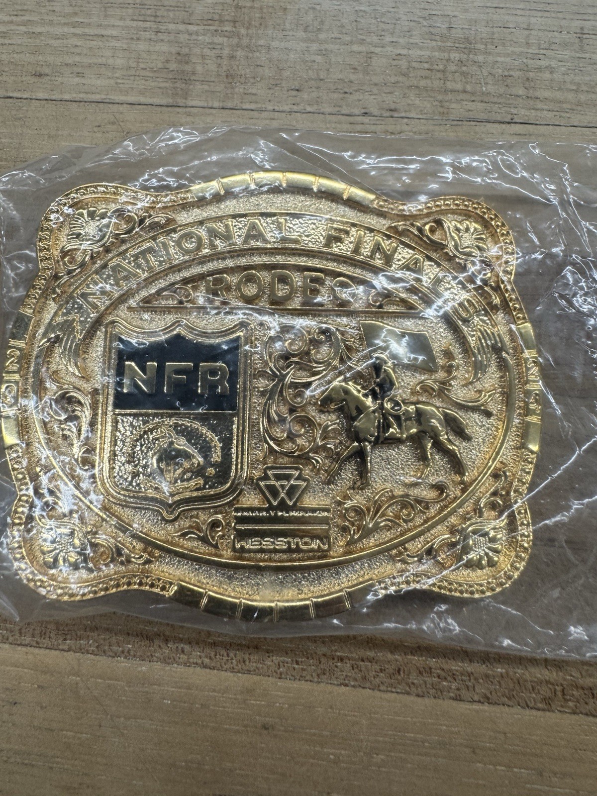 Brand New Men\'s 2024 NFR Gold Buckle