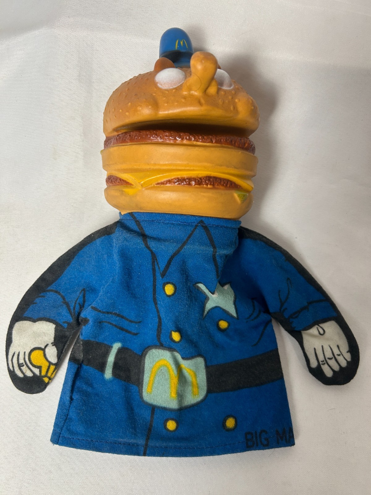 1973 McDonald’s Officer Big Mac Hand Puppet – Amsco / Milton Bradley – MINT