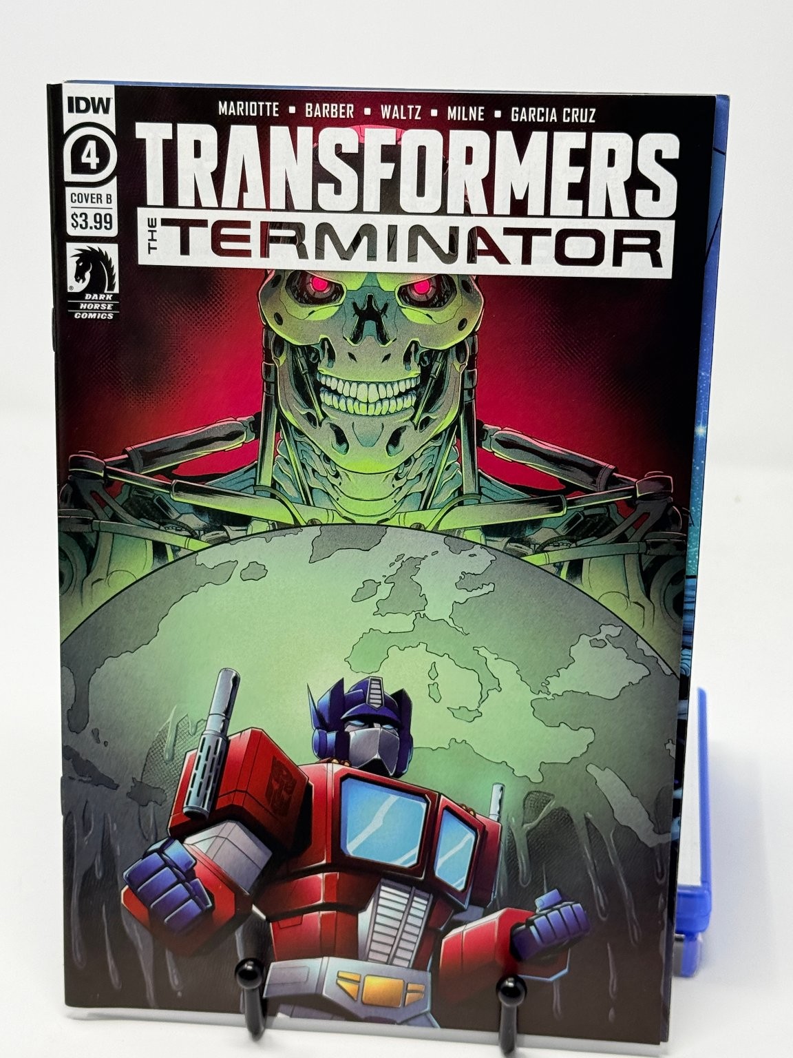 Transformers The Terminator #4 IDW Dark Horse Cover B Milne Modern Age
