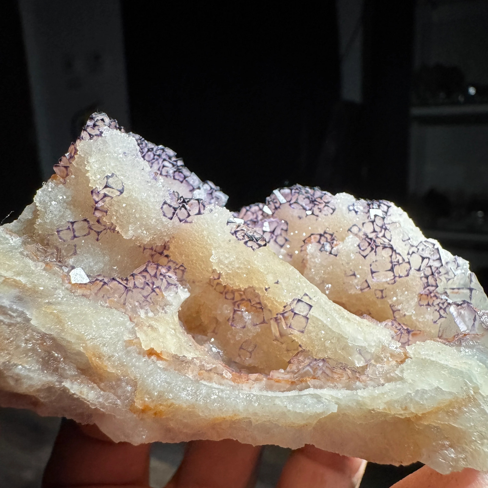 Fluorite from Qinglong Mine, Guizhou, China - 9.5 x 7.7 x 4.0 cm