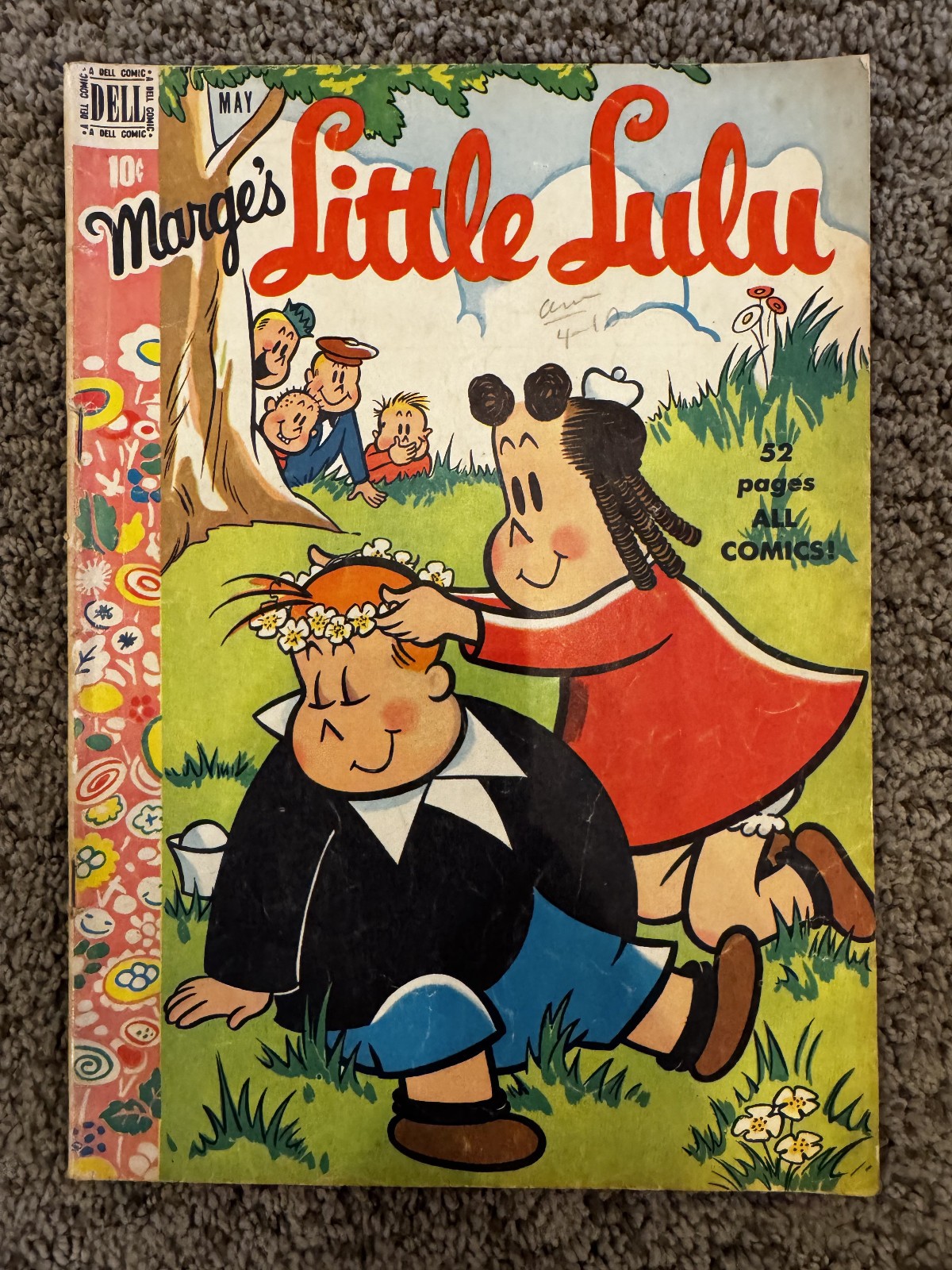 Vintage Marge\'s Little Lulu Comic Book Dell Comics May 10¢ Golden Age