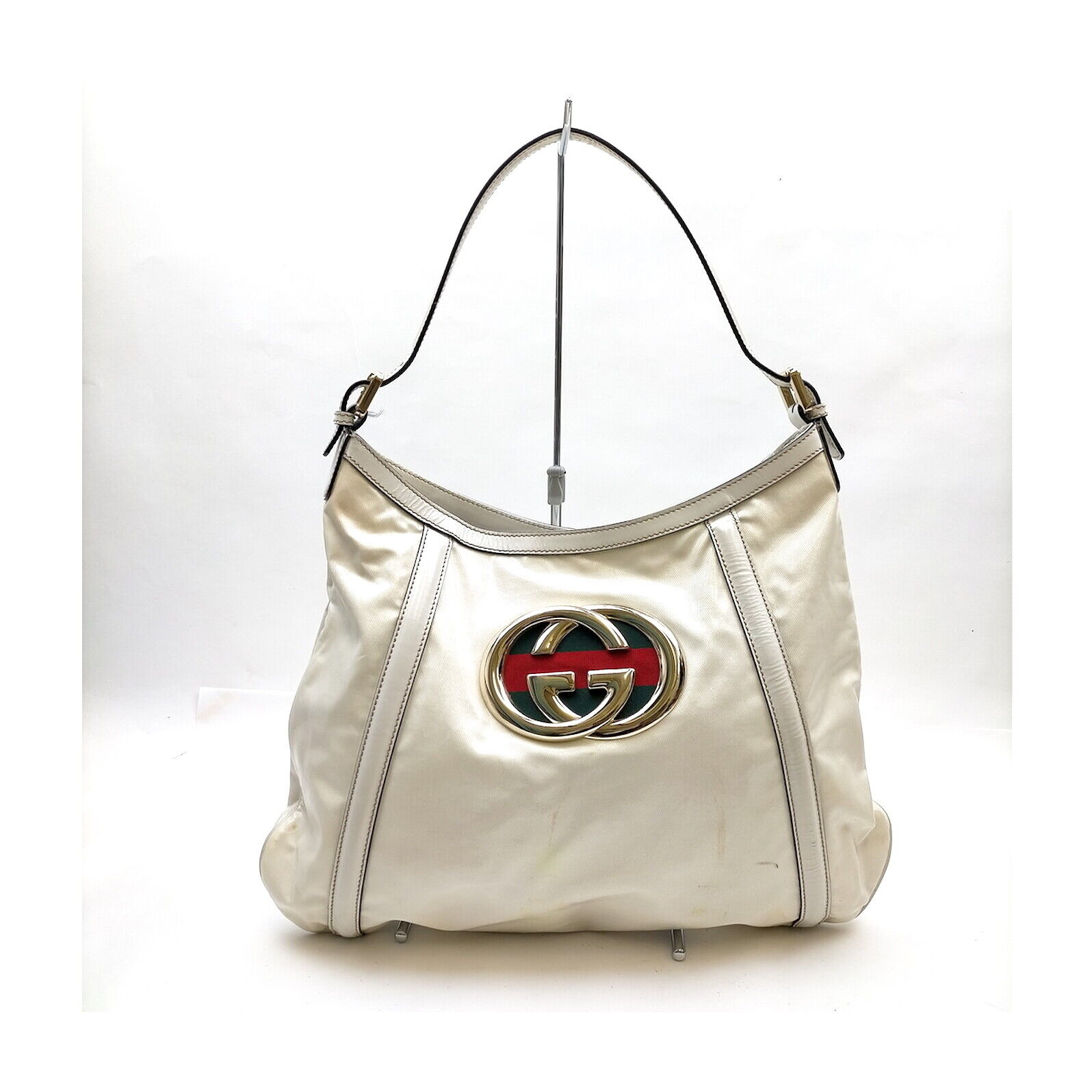 Gucci Shoulder Bag  Whites Enamel 2004182
