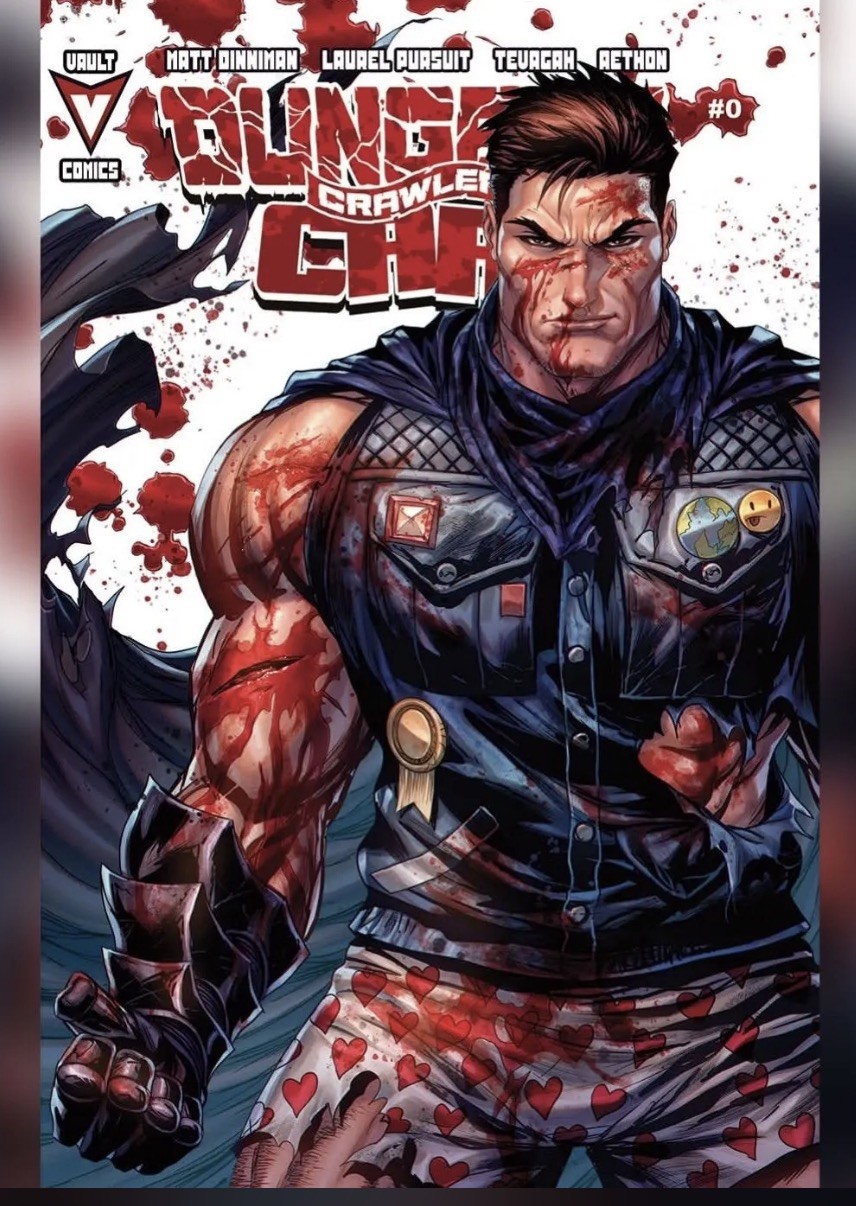Presale Dungeon Crawler Carl #0 Tyler Kirkham Cardstock Battle Damage NYCC 2026