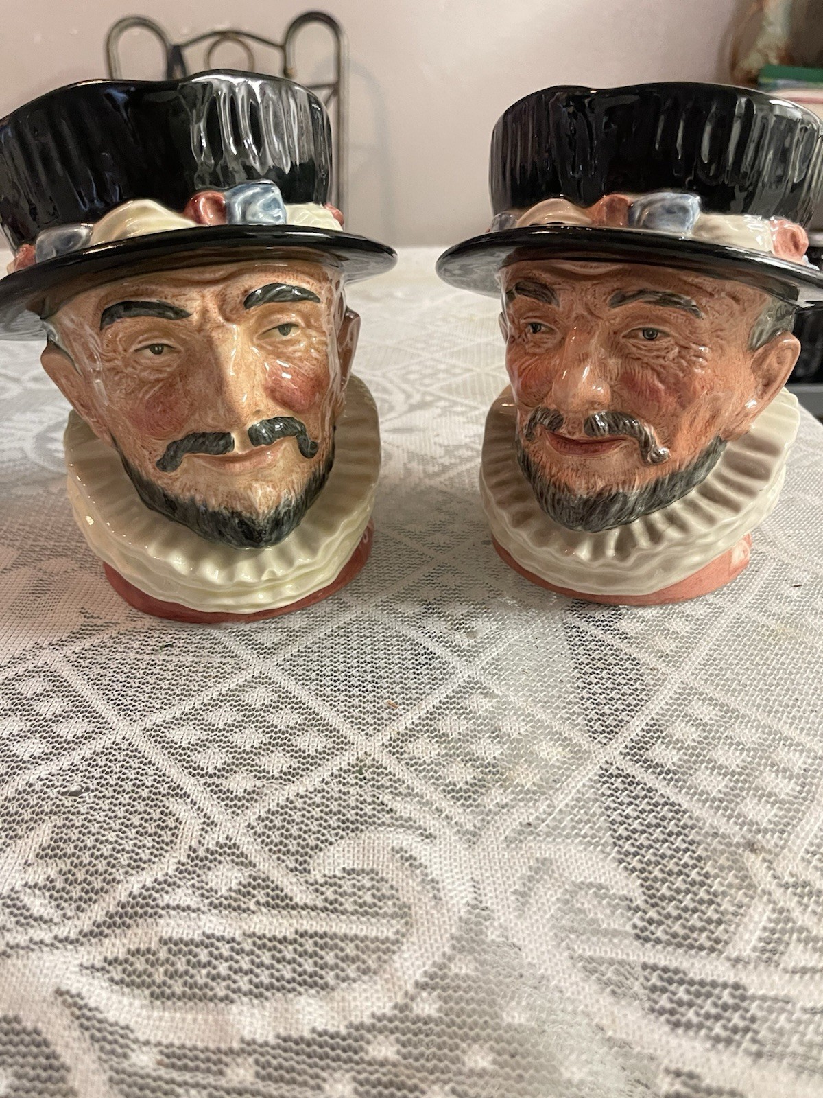 Vintage Royal Doulton Toby Mug Beefeater Lot Large England