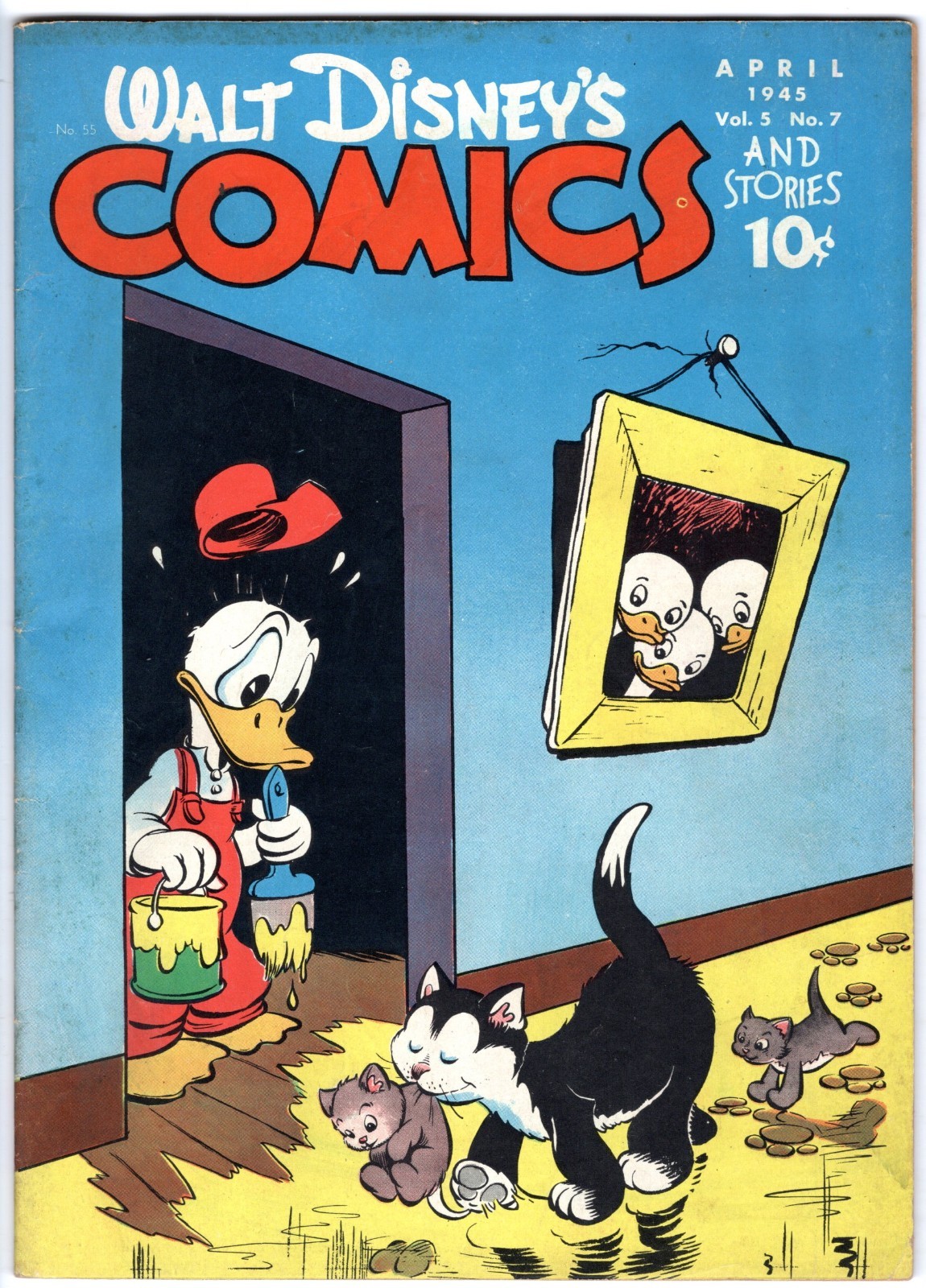 Walt Disney's COMICS & STORIES #55 Donald Duck by Carl Barks  1945  VERY FINE