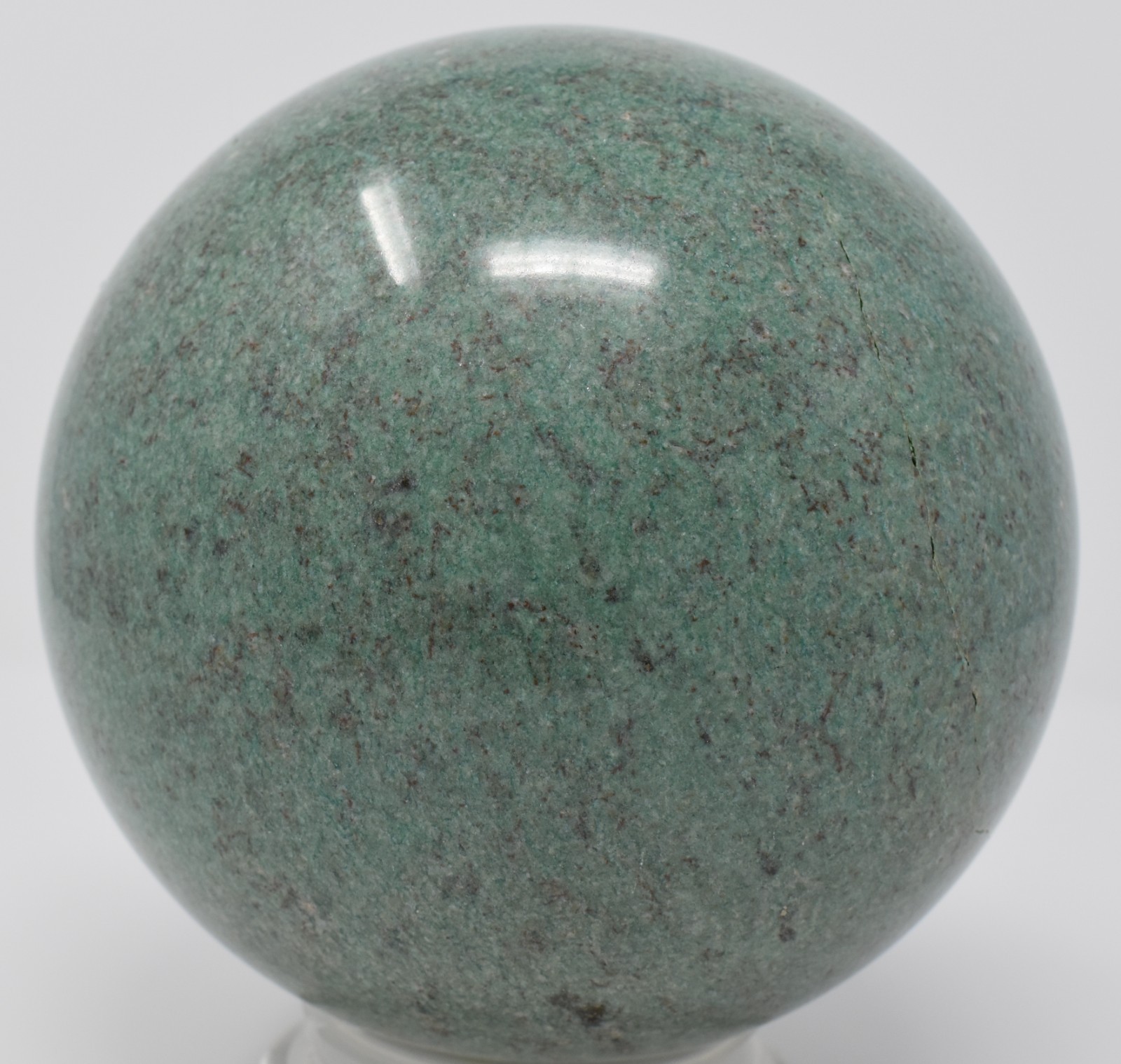 Large Green Agate Sphere 160 mm 14 lb