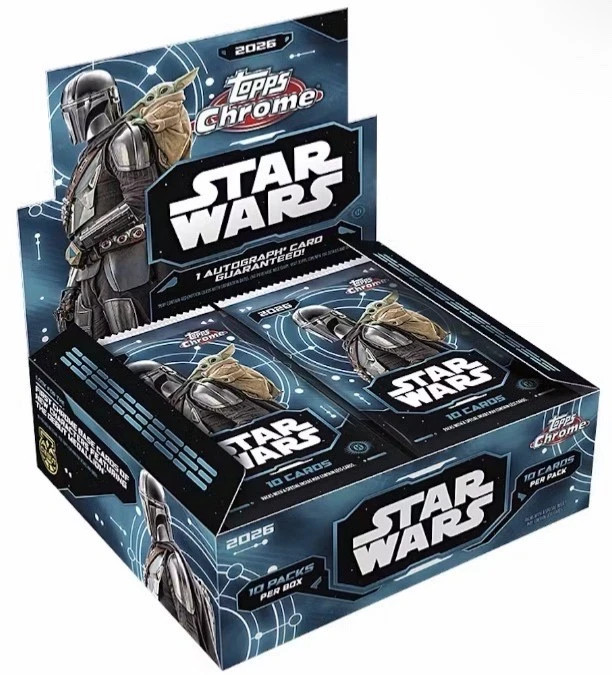 2026 Topps Chrome Star Wars - Hobby Box - New - In Hand