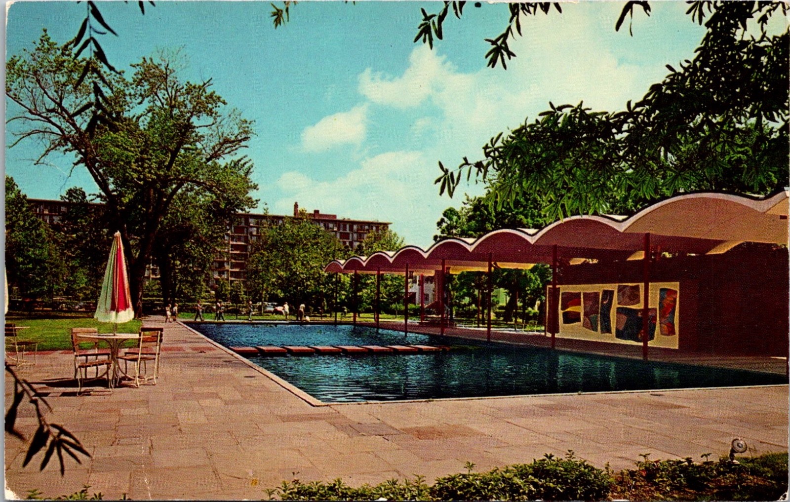 Postcard Washington D. C. The Capital Park Apartments  Vtg. Unposted