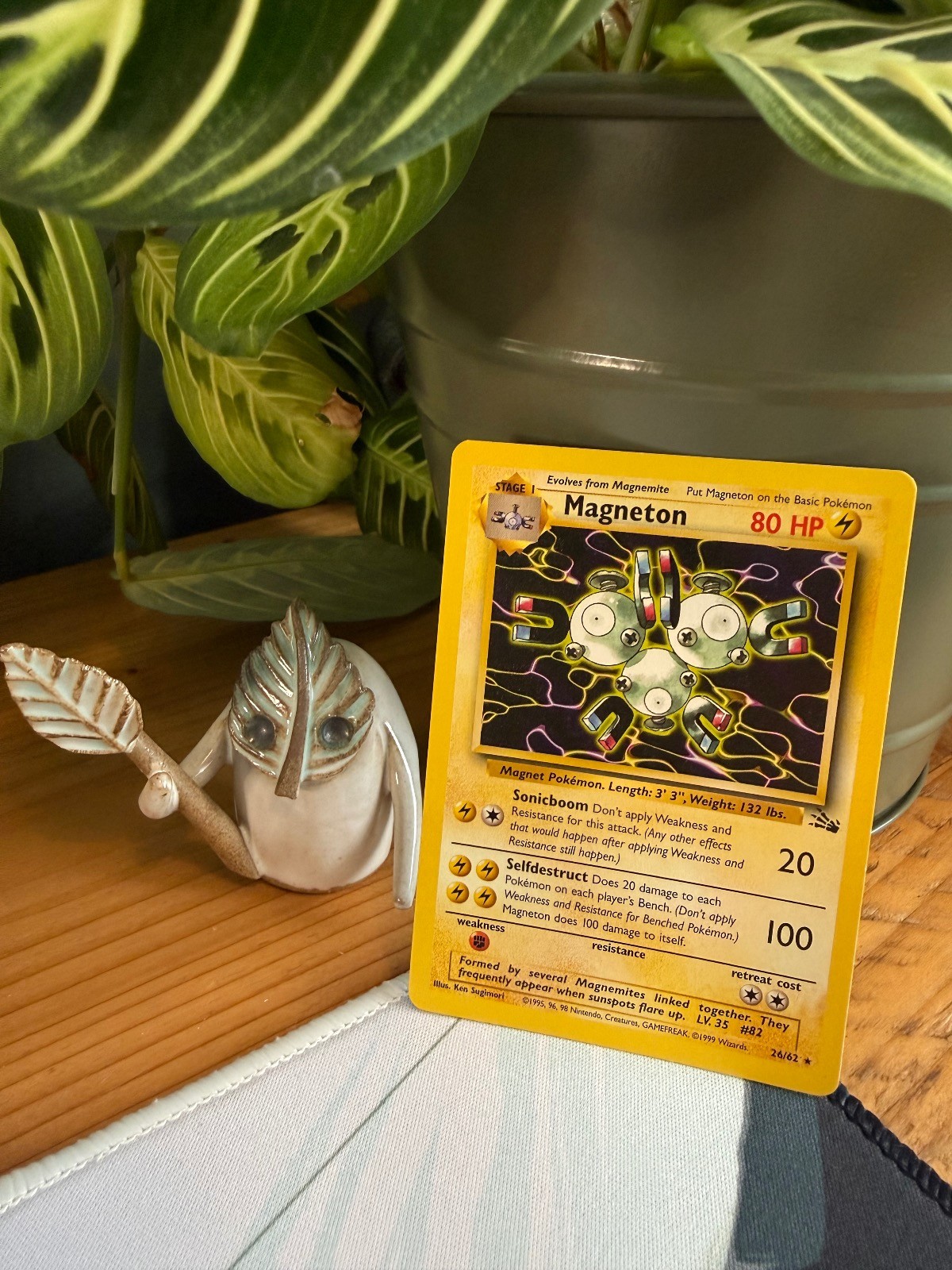 Magneton 26/62 Rare Fossil Pokemon Unlimited NM/LP