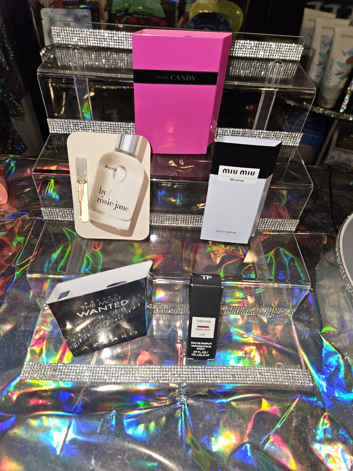 5 Luxury Fragrance Samples - Tom Ford Fabulous Mini Spray Travel 2 mL