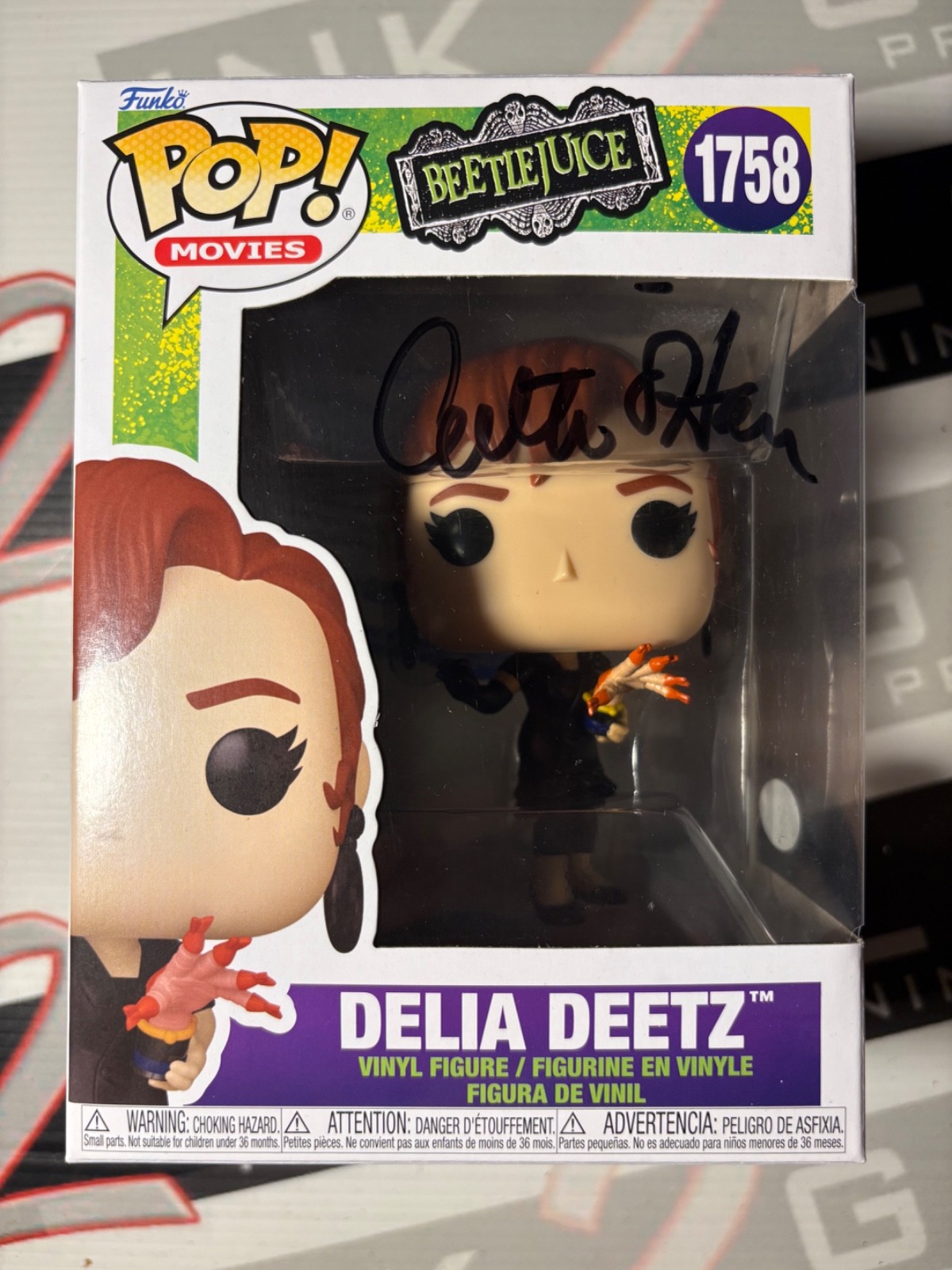 Catherine O’Hara Signed Delia Deetz Funko Pop Autograph ACOA - Beetlejuice