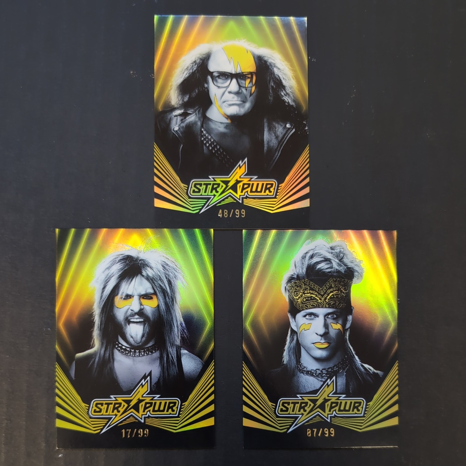 2026 SDCC It\'s Always Sunny in Philly FRANK CHARLIE DENNIS STR PWR Cards /99