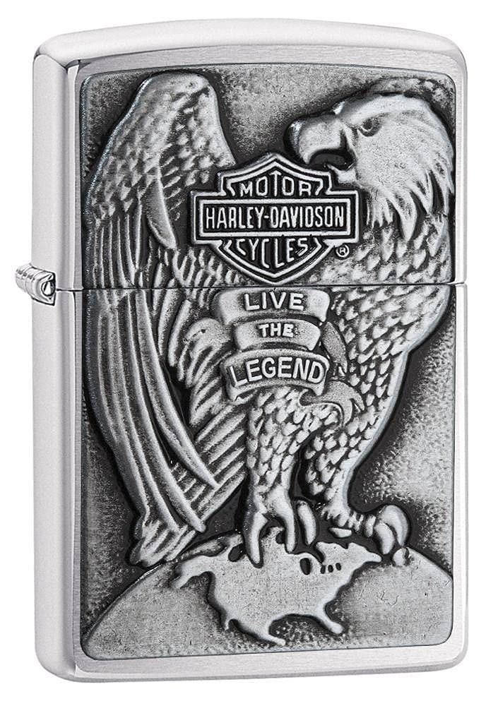 Zippo 200HDH231 Harley-Davidson Windproof Refillable Pocket Lighter