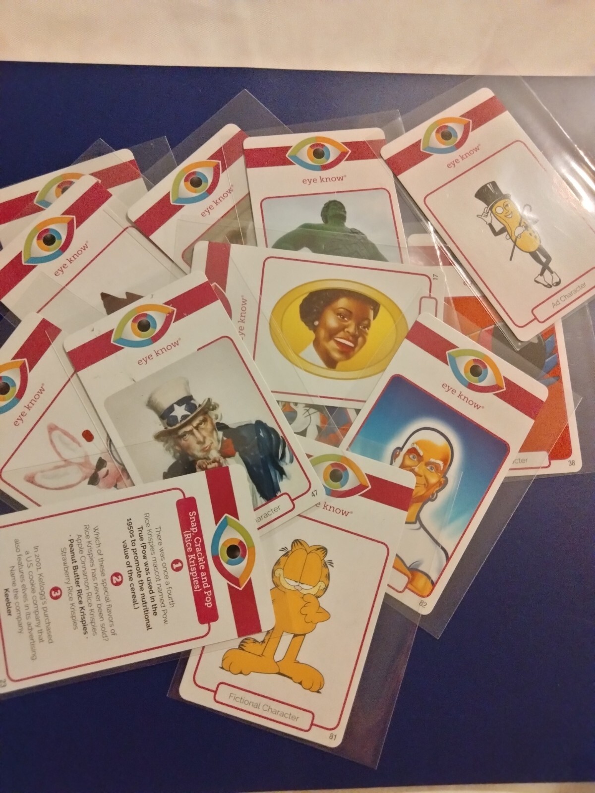 Eye Know LOT (13) TRIVIA IMAGE advertising/logos cards Pack Fresh 